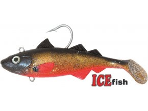 Umělá nástraha na moře ICE Fish HYSE Jednoskvrnka RB 22 cm/425 g