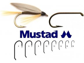 Mustad muškařské háčky Long Nymph Fly Hook R72 - 25 ks