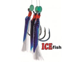 Návazec pro mořský rybolov ICE Fish gumičky B 3 ks