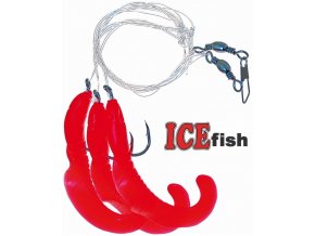 Návazec pro mořský rybolov ICE Fish úhořík A