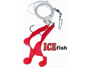 Návazec pro mořský rybolov ICE Fish twistry A 9 cm