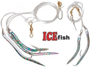 Návazec pro mořský rybolov ICE Fish trubičky M