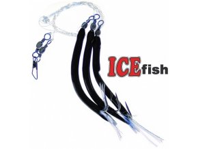 Návazec pro mořský rybolov ICE Fish trubičky s třásněmi D