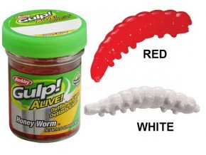 Berkley Gulp Alive Honey Worms vosí larvy 2,5 cm - 25 ks