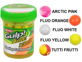 Berkley Gulp Alive Floating Salmon Eggs lososové jikry 9 mm - 59 g