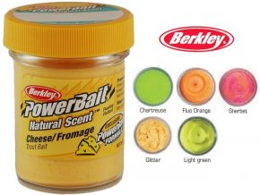 Berkley PowerBait Natural Scent Cheese Trout Bait sýrové těsto na pstruhy - 50 g