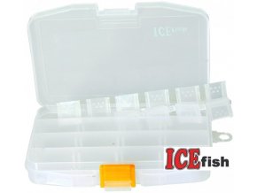 ICE Fish plastová krabička M - 14,5 x 10 x 2,5 cm