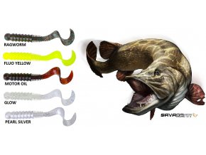 Twister Savage Gear Pro Grub 6,5 cm/2 g