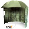 NGT deštník s bočnicí Brolly Side Green 2,20 m