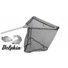 Podběrák Delphin - kovový střed/pogumovaná síťka