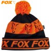 Čepice FOX Black/Orange Lined Bobble Hat