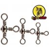 Extra Carp trojobratlík Swivel Cross Line - 10 ks