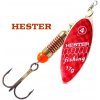 Hester Fishing rotační třpytka Willow Red Holo Scales