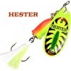 Hester Fishing rotační třpytka Bell Fly Fire Shark W Green/White