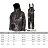 Prologic termo oblek HighGrade Real Tree Fishing Thermo Suit tabulka velikostí