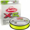 Berkley X5 Flame Green pletená šňůra 150 m