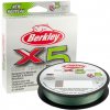 Berkley X5 Low Vis Green pletená šňůra 150 m