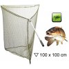 Giants Fishing podběráková hlava Carp Net Head 100x100 cm + rukojeť - AKČNÍ SET