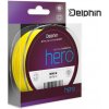 Delphin pletená šňůra HERO 8 fluo žlutá 117 m