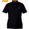 Tričko FOX Collection Black/Orange Polo Shirt