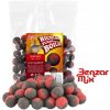 Benzar Mix Bicolor Turbo boilies Halibut-Garlic 250 g