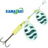 Kamasaki rotační třpytka Gold Star Stork Tandem Black/Silver