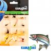 Mušky na pstruhy Kamasaki GS Fly Set 020 sada 12 ks