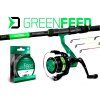 Feederový set Delphin GreenFEED 330 cm/100 g + 3T + 0,22 mm