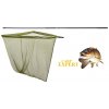 Carp Expert podběrák Carbon Carp Landing Net 280 cm/100 x 100 cm