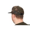 chh028 fox camo snap back cap rear view