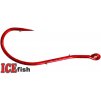 Mořské háčky ICE Fish RED