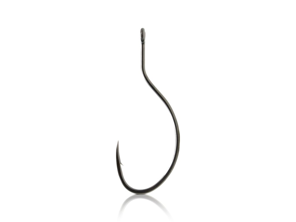 Heritage C84B Curved Back Shrimp Hook (Farba Matte Gunmetal, Veľkosť 1)