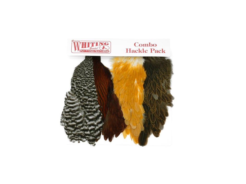 Introductory Soft Hackle Pack - 2 Half Capes/2 Half Saddles (Farba Assorted Colors)