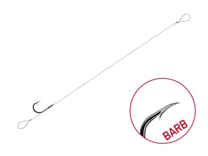 Nadväzec Delphin FLR Loop / 6ks (Variant Nadväzec Delphin FLR Loop / 6ks 8cm / 0,22mm / BARB #8)