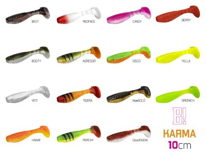 Top mix nástrah Delphin KARMA UVs / 5ks (Variant Top mix nástrah Delphin KARMA UVs / 5ks 10cm/Perchy + Redface + Candy + Hawai + Best)