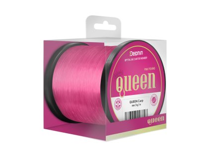 Delphin QUEEN Carp / ružový (Variant Delphin QUEEN Carp / ružový 0,25mm 5,0kg 600m)