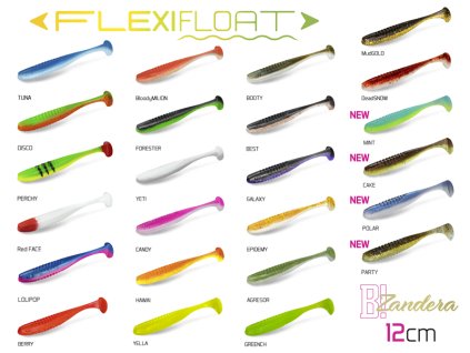 Umelá nástraha Delphin ZANDERA FlexiFLOAT UVs / 5ks (Variant Umelá nástraha Delphin ZANDERA FlexiFLOAT UVs / 5ks 12cm/GREENCH)