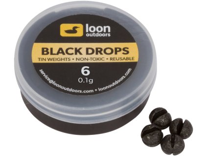 Tin Drop - Refill Tub (Farba Black, Veľkosť No.6 (0,1 g))