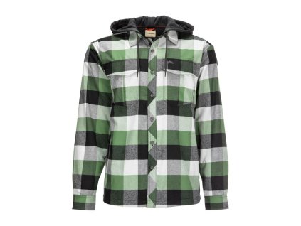 ColdWeather Hoody (Farba Moss Green Buffalo Plaid, Veľkosť XL)