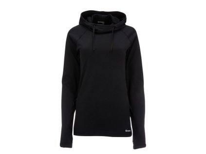 Womens Heavyweight Baselayer Hoody (Farba Black, Veľkosť XS)