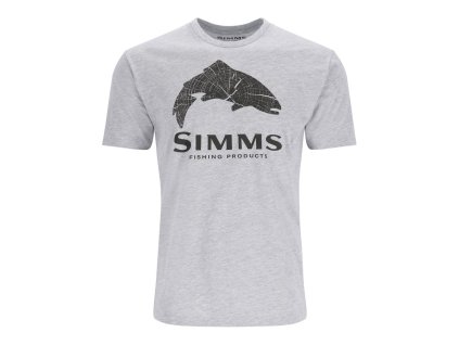 Wood Trout Fill T-Shirt (Farba Grey Heather, Veľkosť M)