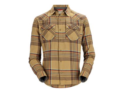 Santee Flannel Shirt (Farba Camel/Navy/Clay Neo Plaid, Veľkosť S)