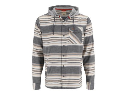 Santee Flannel Hoody (Farba Black/Slate Blanket Stripe, Veľkosť S)