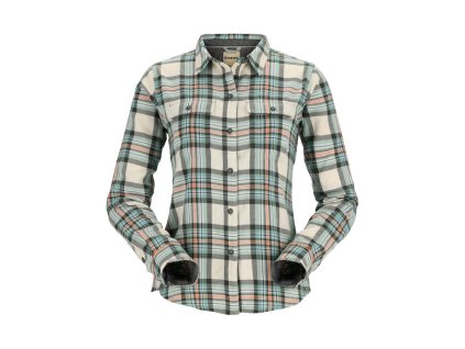 Wms Santee Flannel Shirt (Farba Seafoam Camp Plaid, Veľkosť XS)