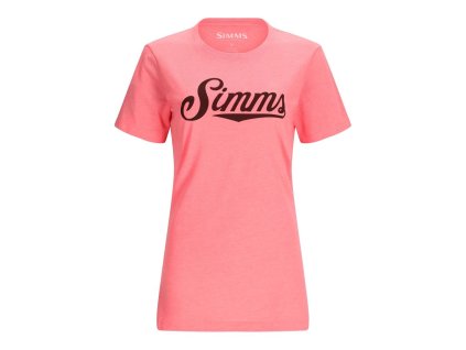 Women's Crew Logo T-shirt (Farba Watermelon Heather, Veľkosť M)