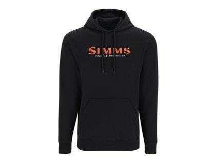 Simms Logo Hoody (Farba Black, Veľkosť S)
