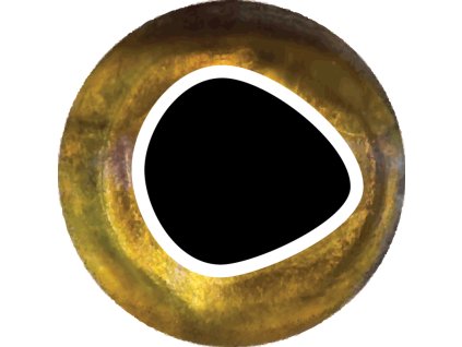 Pro Cool Eyes (Farba Golden, Veľkosť 3 mm)