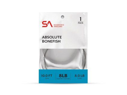 Absolute Bonefish Leader 10' (Farba Clear, Veľkosť 8 lb (0,20 mm))