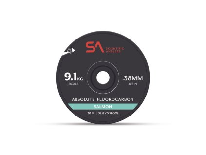 Absolute Salmon Fluorocarbon Tippet (Farba Clear, Veľkosť 0,28 mm)