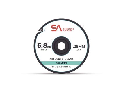 Absolute Salmon Tippet (Farba Clear, Veľkosť 0,28 mm)